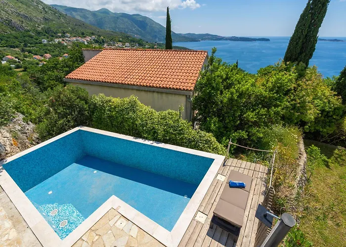 Superior Fiva With Sea View, Pool And Free Parking Lägenhet Mlini
