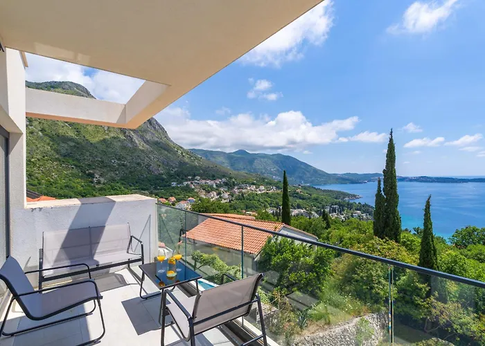 Superior Fiva With Sea View, Pool And Free Parking Lägenhet Mlini